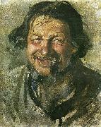 Michael Ancher den leende lars gaihede oil painting on canvas